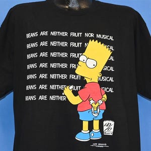 90s Bart Simpson Chalkboard Gag The Simpsons Cartoon TV Show Matt Groening t-shirt Extra Large