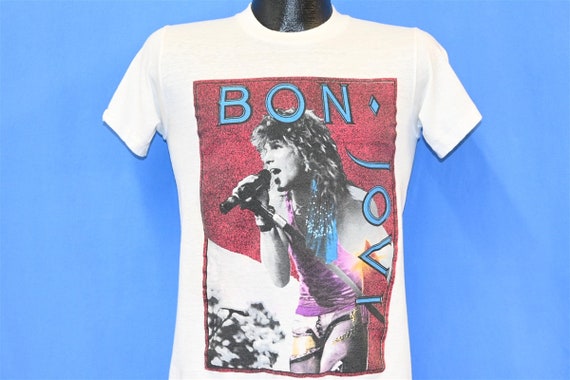 80s Bon Jovi 7800 Degrees Fahrenheit Tour 1985 Co… - image 1