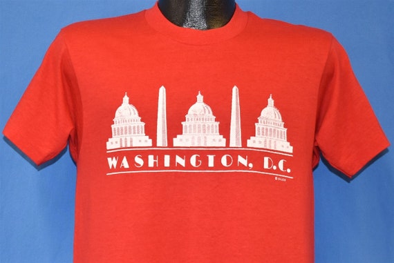 80s Washington DC Capitol Building Monument Touri… - image 1