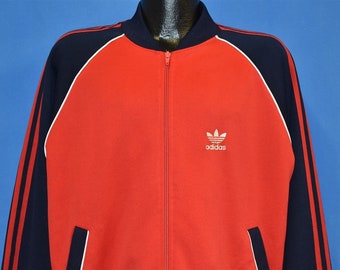 80s Adidas Blue Red White Striped 