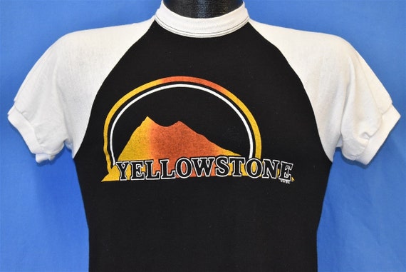 80s Yellowstone National Park Raglan t-shirt Small