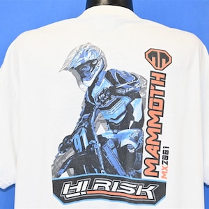 Y2K Hi Risk Mammoth MX2001 Motocross Motorcycle Double Sided t-shirt Extra Large