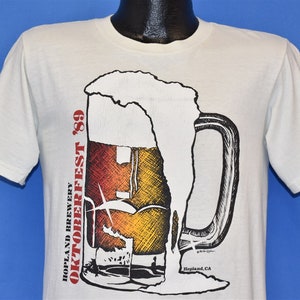 80s Hopland Brewery Oktoberfest 1989 Mendocino Beer t-shirt Medium