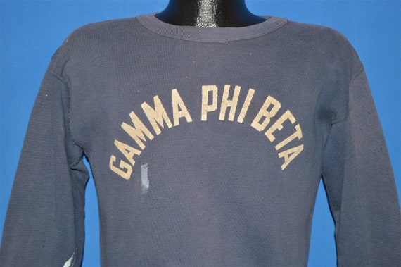 50s Gamma Phi Beta Champion Distressed Sweatshirt