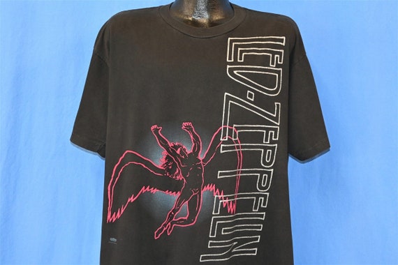 90s Led Zeppelin Icarus Swan Song Records Logo Big Print Classic  