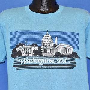 80s Washington DC White House Capitol Building Lincoln Memorial t-shirt Large