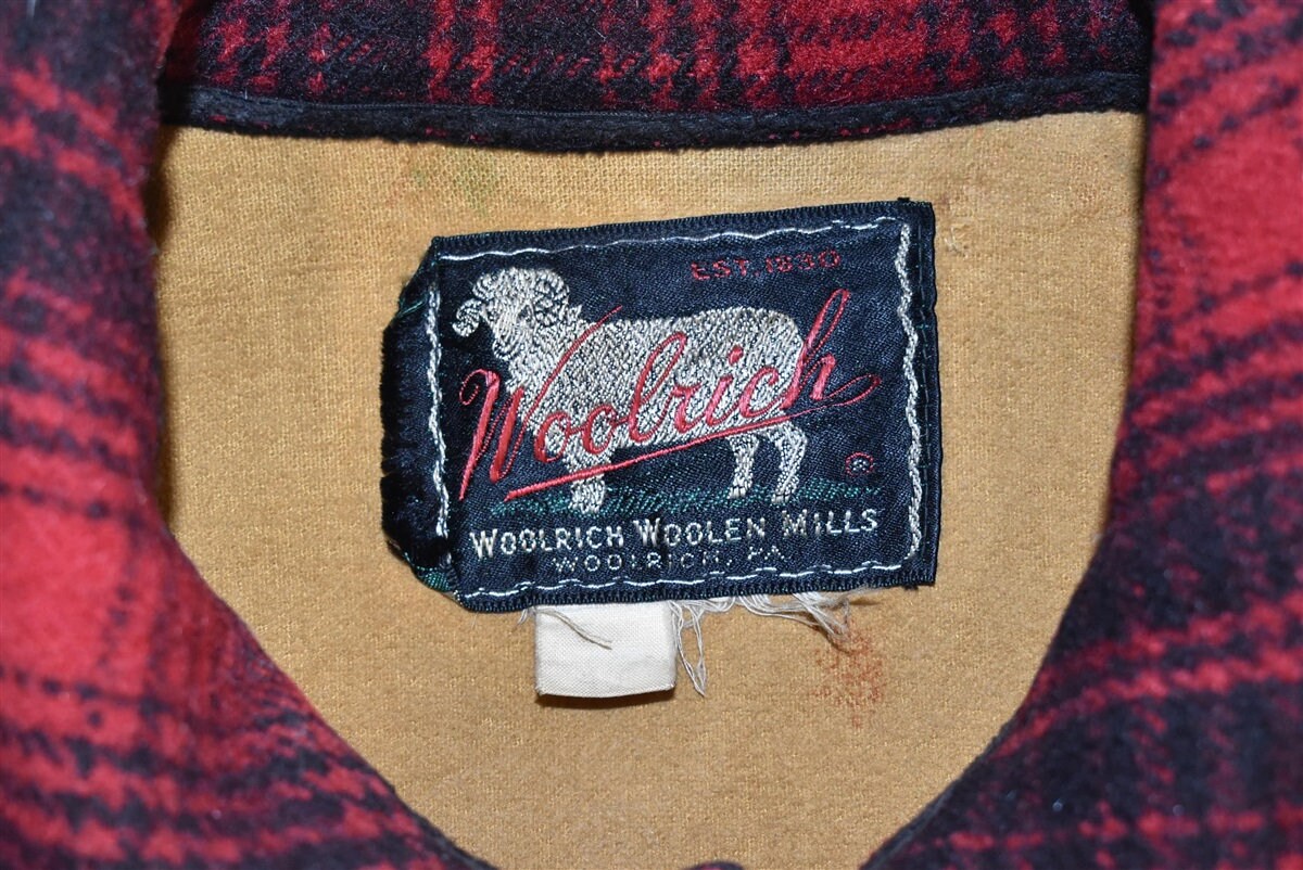 50's WOOLRICH WOOLEN MILLS ストライプ　コート 50´s WOOLRICH WOOLEN MILLS ストライプ コート