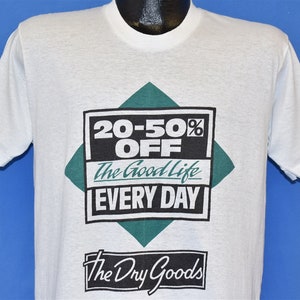 The Good Life Dry Goods 5050 promo-T-shirt 80s medium medium