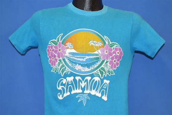 80s Samoa Sunset Tourist t-shirt Extra Small - image 1