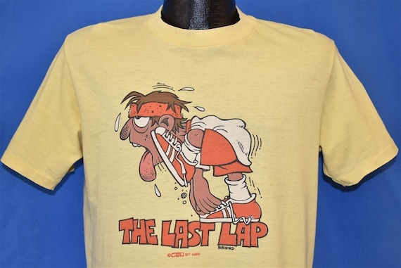 70s the Last Lap Funny Cartoon T-shirt Medium Vintage Tee - Etsy Israel 70s the Last Lap Funny Cartoon T-shirt Medium Vintage Tee - Etsy Israel