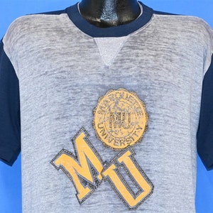 80s Marquette University Golden Eagles NCAA College t-shirt Extra Large