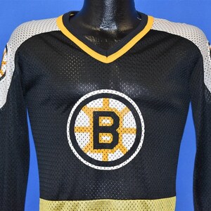 70s Boston Bruins Mesh Jersey Long Sleeve t-shirt Small