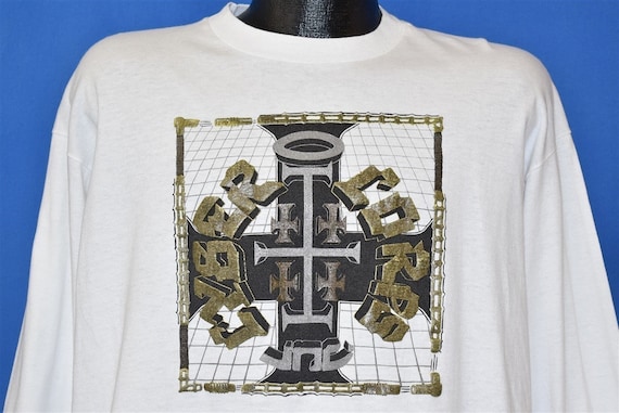90s Cyber Corps Geometric Cyberpunk t-shirt Extra… - image 1