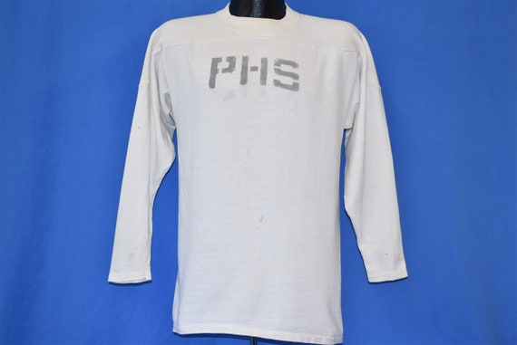 40s PHS Stenciled Sports Jersey Off White t-shirt… - image 2