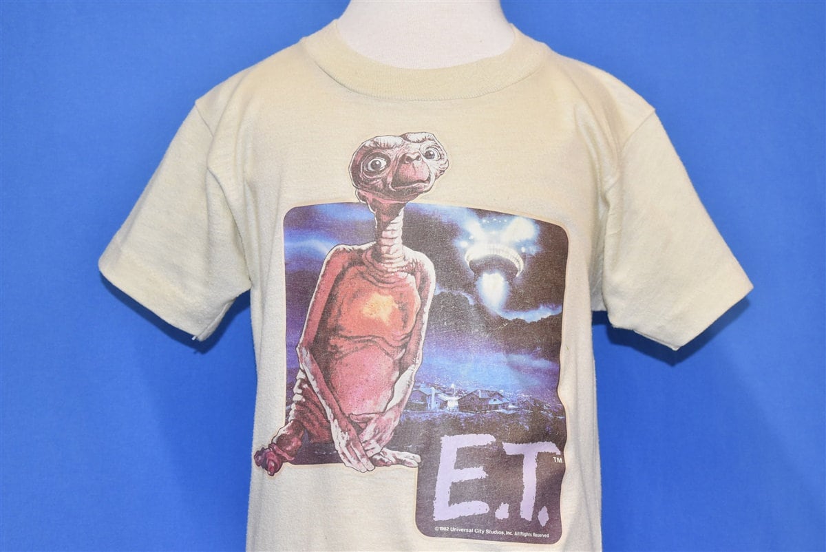 80s ET Extra Terrestrial Iron on Alien Movie Sci Fi T-shirt 80s ET Extra Terrestrial Iron on Alien Movie Sci Fi T-shirt