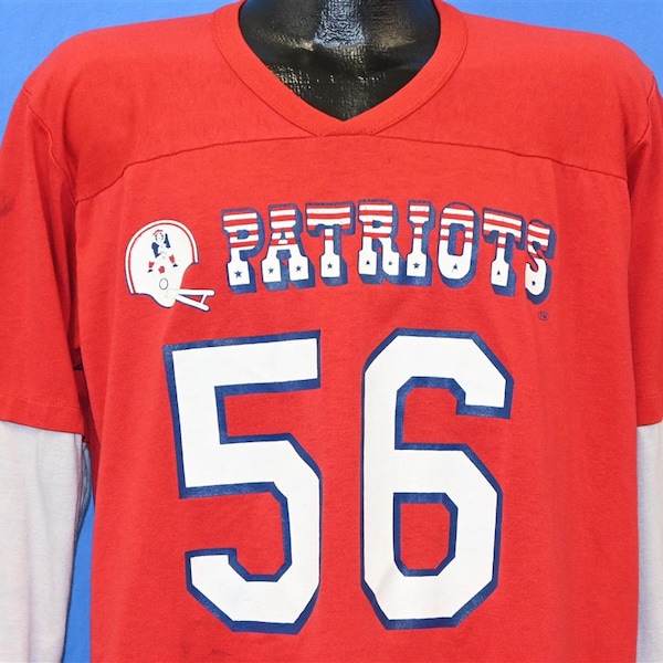 80s New England Patriots Andre Tippett #56 NFL Football Linebacker t-shirt Extra Large