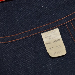 60s BVD Indigo Denim Carpenter Jeans Size 30 - Etsy