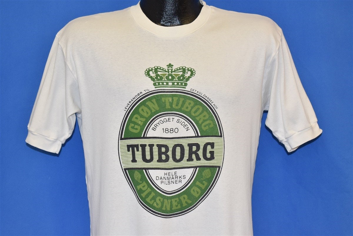 80s Tuborg Danish T-shirt Medium