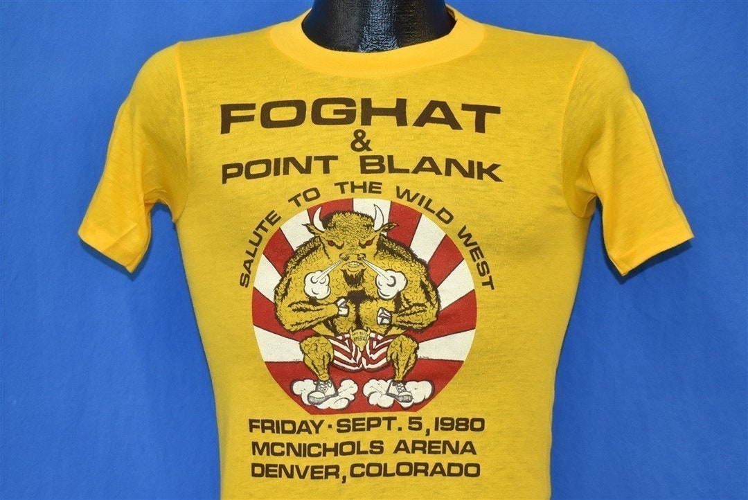 80s Foghat/point Blank Salute to Wild West 1980 Deadstock - Etsy