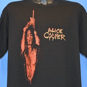 80s Alice Cooper The Nightmare Returns Tour Hanging Rock Concert t-shirt Extra Large