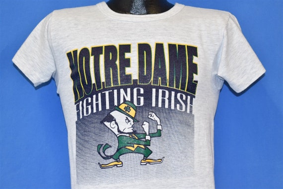 90s Notre Dame Fighting Irish Leprechaun t-shirt … - image 1