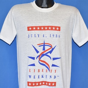80s Liberty Weekend July 4th 1986 Statue of Liberty New York City t-shirt Medium