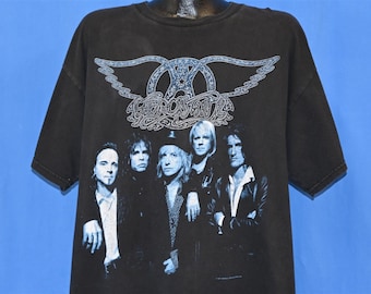 90s Aerosmith Nine Lives Album World Tour 1997 Rock Band Concert t-shirt Extra Large