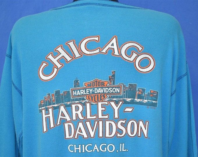 T-shirt Harley-Davidson Vintage Cleveland - Motif Skull - Taille XL Noir