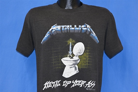 80s Metallica Metal up Ass Toilet Dagger Kill Em All Lightning