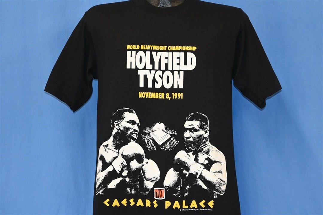 90s Holyfield Vs Tyson 1991 Heavyweight Boxing Championship 