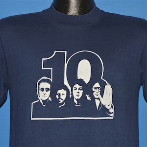 70s The Beatles 10 Year Anniversary t-shirt Medium