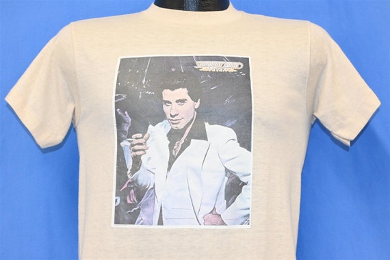 70s Saturday Night Fever Disco Movie Tony John Travolta Iron on T 