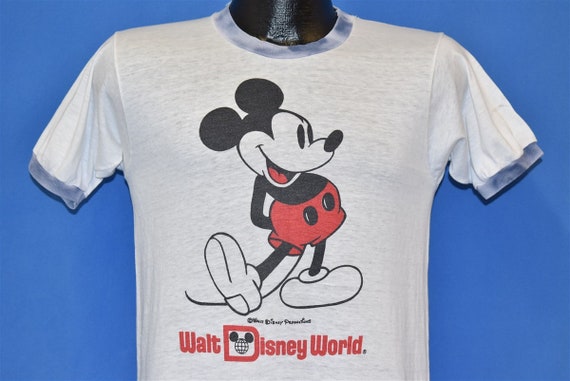 70s Mickey Mouse Walt Disney World Cartoon Ringer