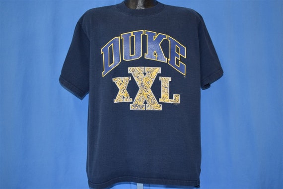 90s Duke Blue Devils XXL Paisley Logo University … - image 2