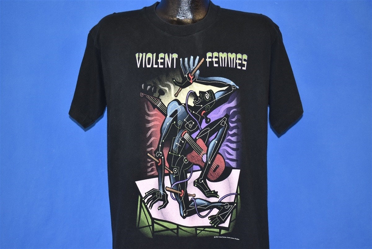 極上!90s VIOLENT FEMMES「NEW TIMES」Tシャツ L