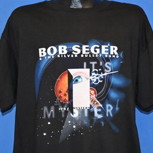 90s Bob Seger And The Silver Bullet Band It&#39;s A Mystery t-shirt Extra Large
