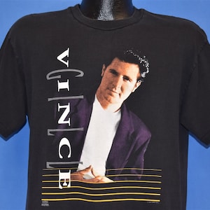 80s Vince Gill When I Call Your Name Song Lyrics Country Music t-shirt Large