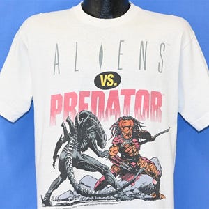90s Aliens vs Predator Comics Chris Warner 1994 Horror Sci Fi t-shirt Medium