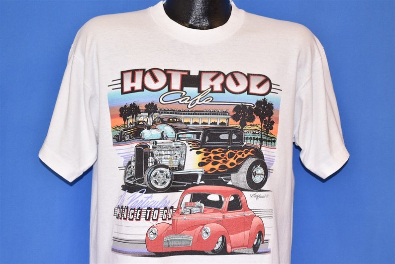 90s Hot Rod Cafe No Particular Place to Go California t-shirt Large