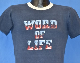 70s Word of Life t-shirt Small