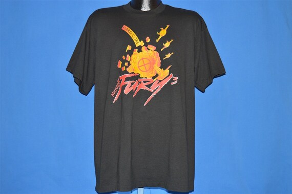 90s Microsoft Fury 3 Hardcore Video Game t-shirt … - image 2