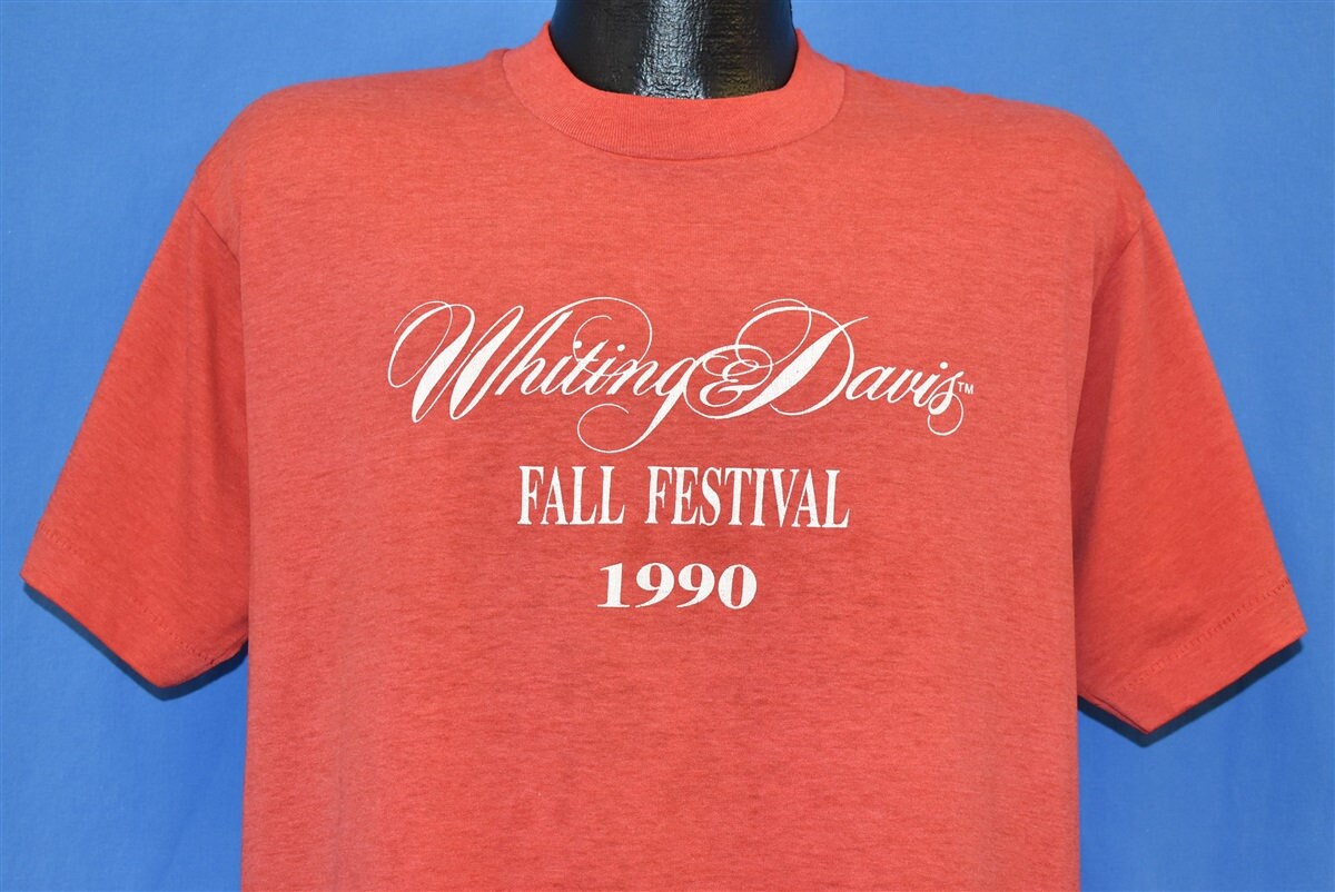 Real Vintage Search Engine 90S Whiting  Davis Fall Festival 1990 Screen Stars T-Shirt Large $46.99 AT vintagedancer.com