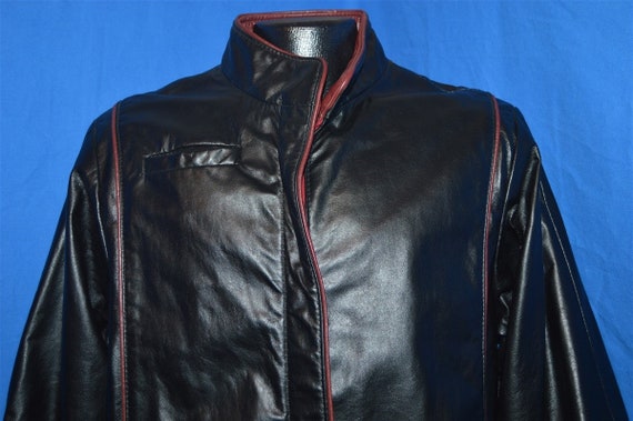70s Garfin Leather Bomber Jacket Size Large - image 3