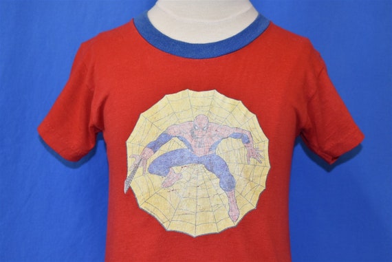 80s Spider Man Marvel Comics Superhero Underoos T-shirt Youth Small -   Canada