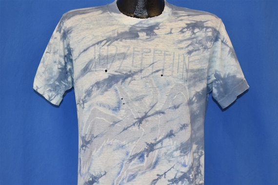 70s Led Zeppelin Tie Dye Distressed t-shirt Medium