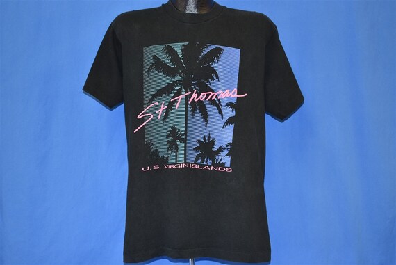 90s St. Thomas Virgin Islands Palm trees Night Sky To… - Gem