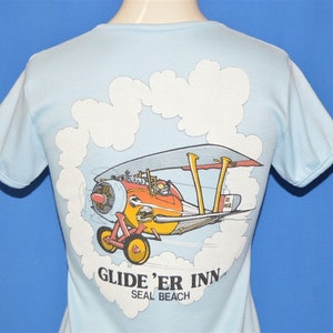 80s Glide 'Er Inn Seal Beach California t-shirt Women's Small