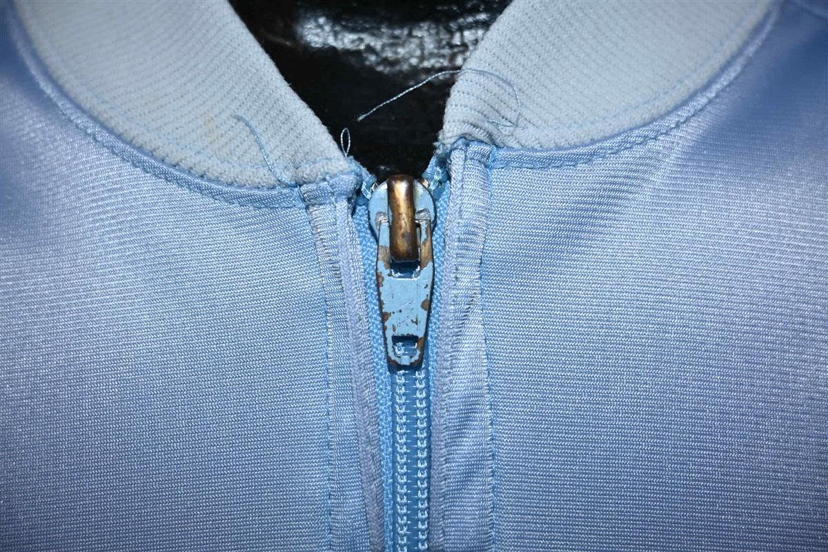 adidas ATP 80s KEYROLAN usa製　light blue 80s Adidas ATP Keyrolan Light Blue Trefoil Three Stripe Zip