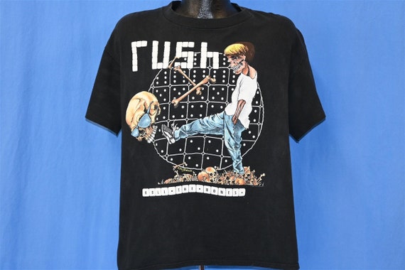 90s Rush Roll the Bones Tour Rock Concert Pushead… - image 2