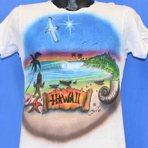 80s Hawaii Tropical Island Beach Ocean Palm Tree